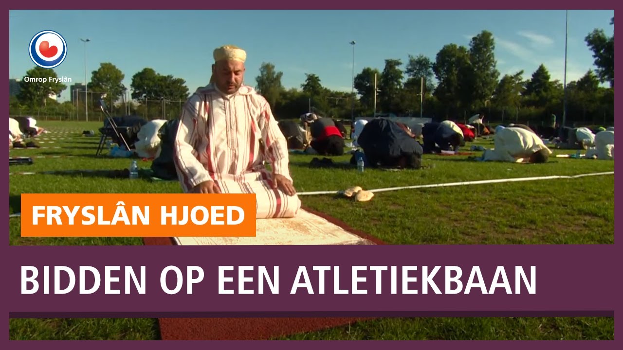 REPO: Atletiekbaan Heerenveen verandert voor Offerfeest in moskee