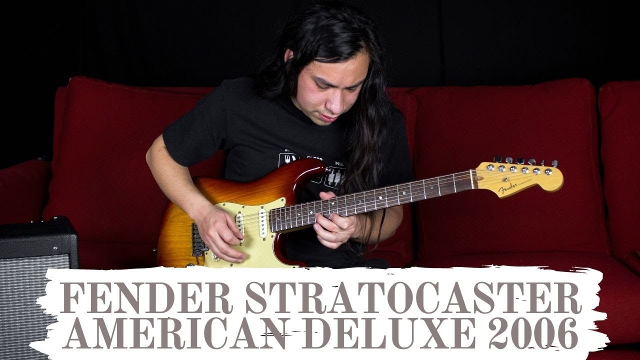 FENDER STRATOCASTER AMERICAN DELUXE 2006 REVIEW - VGB