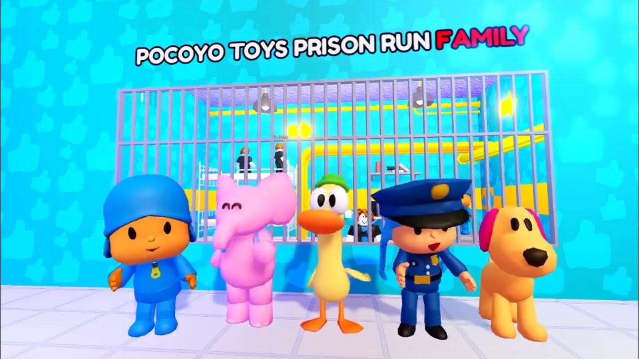 Побег от игрушек POCOYO в роблокс 