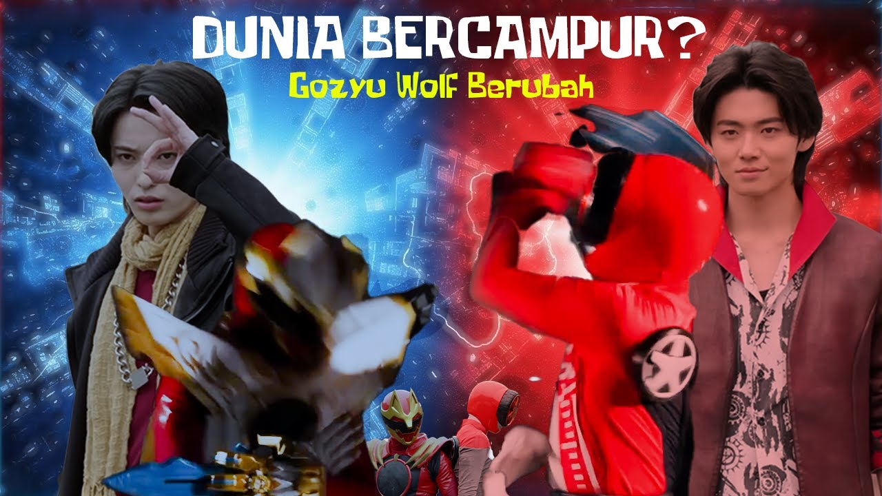 Gozyu Wolf Berubah  Dunia Sentai Kacau |trailer v cinext gozyuger vs Boonboomger