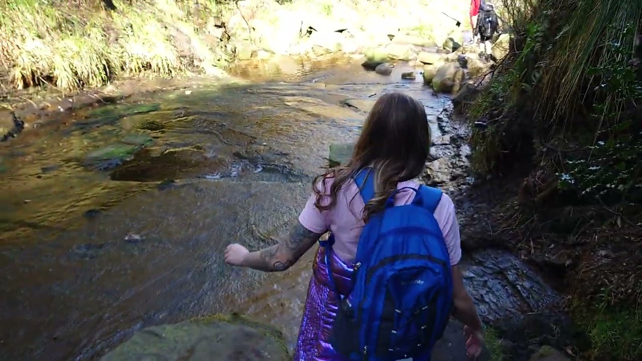 Middle black Clough waterfalls