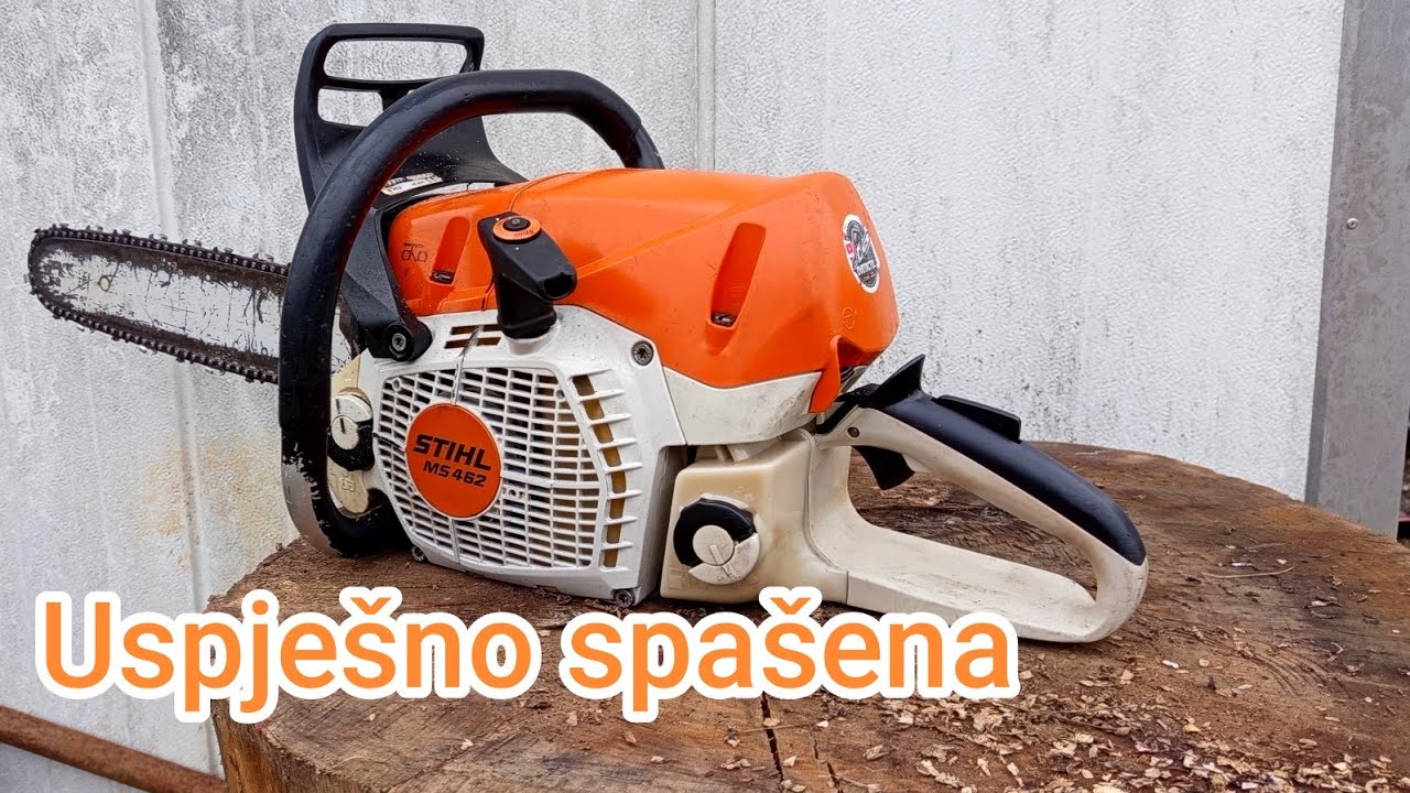 Stihl Ms462-- Testera koja je radila normalno, a ipak smo sve ovo morali zamjeniti...