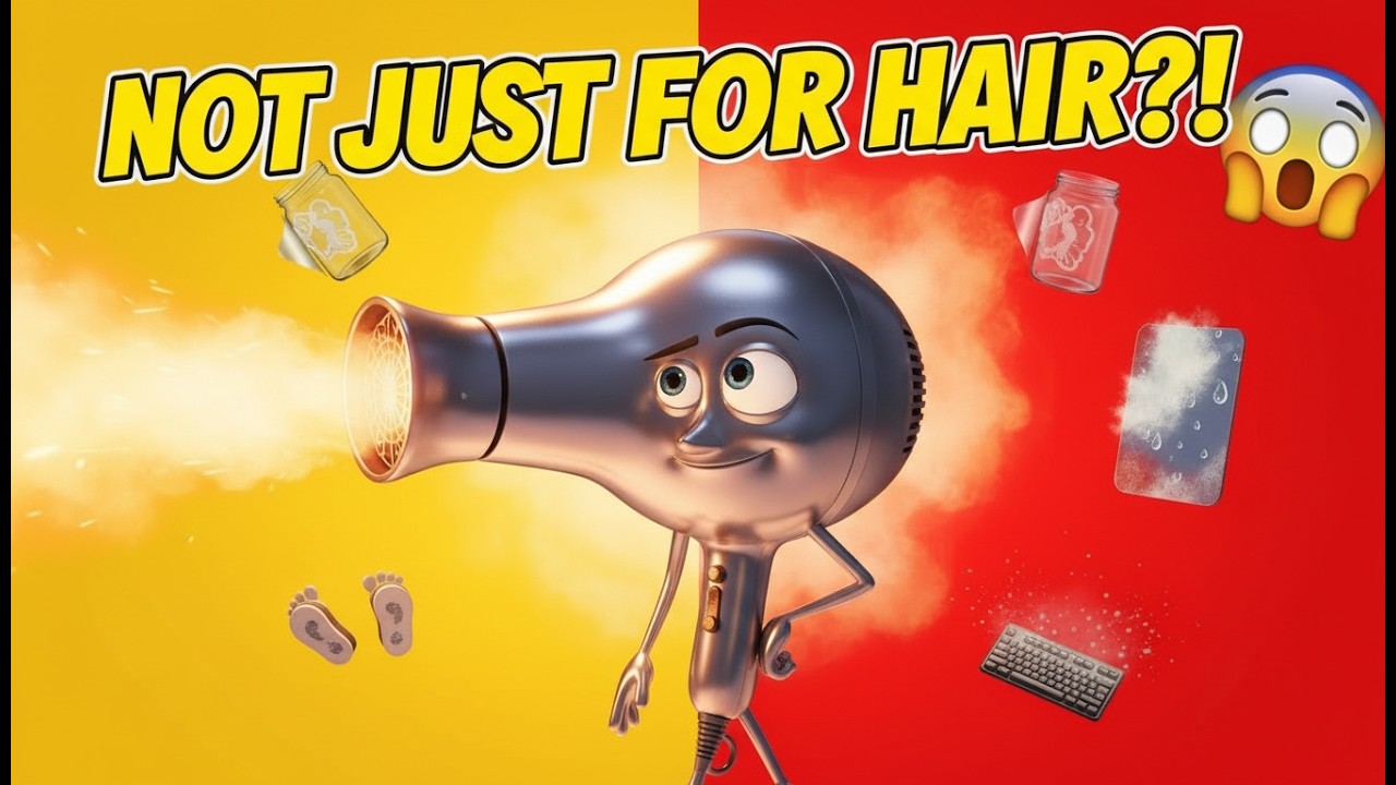 10 Genius Hair Dryer Tricks You Must Try!