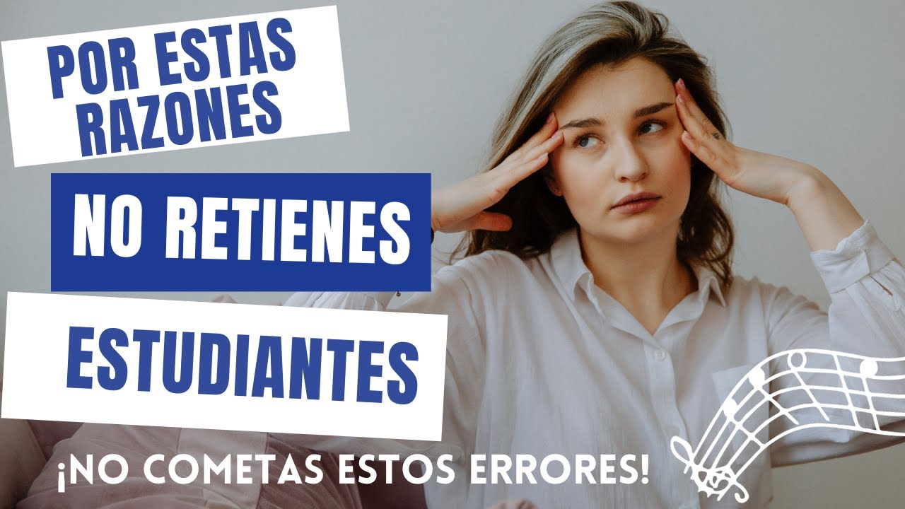 5 ERRORES que NO debes cometer como PROFESOR DE M&Uacute;SICA