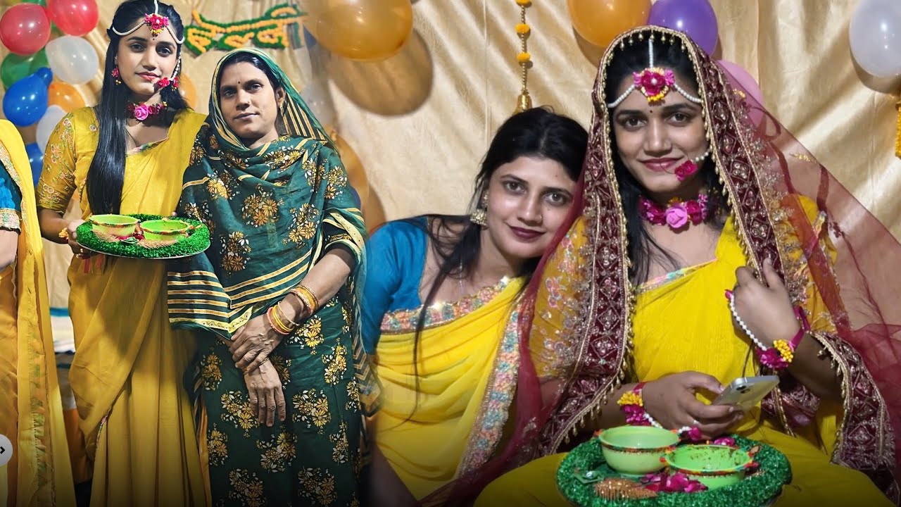 Haldi Ceremony | 1 Day left for wedding 