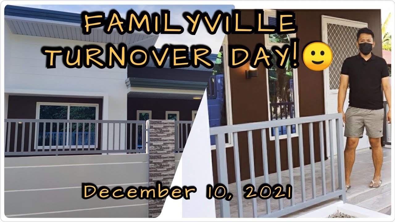 VLOG 36 | December 10, 2021 -  TURNOVER DAY SA FAMILYVILLE! Thank you LORD! | OFW HOME