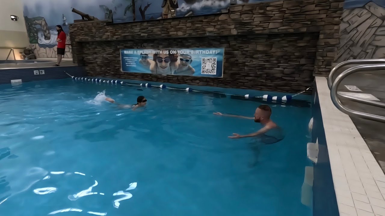 Kaydence 6 years old Summer 2025 swim progress at Mariner's Cove Lethbridge | @wethemuttons vid#773