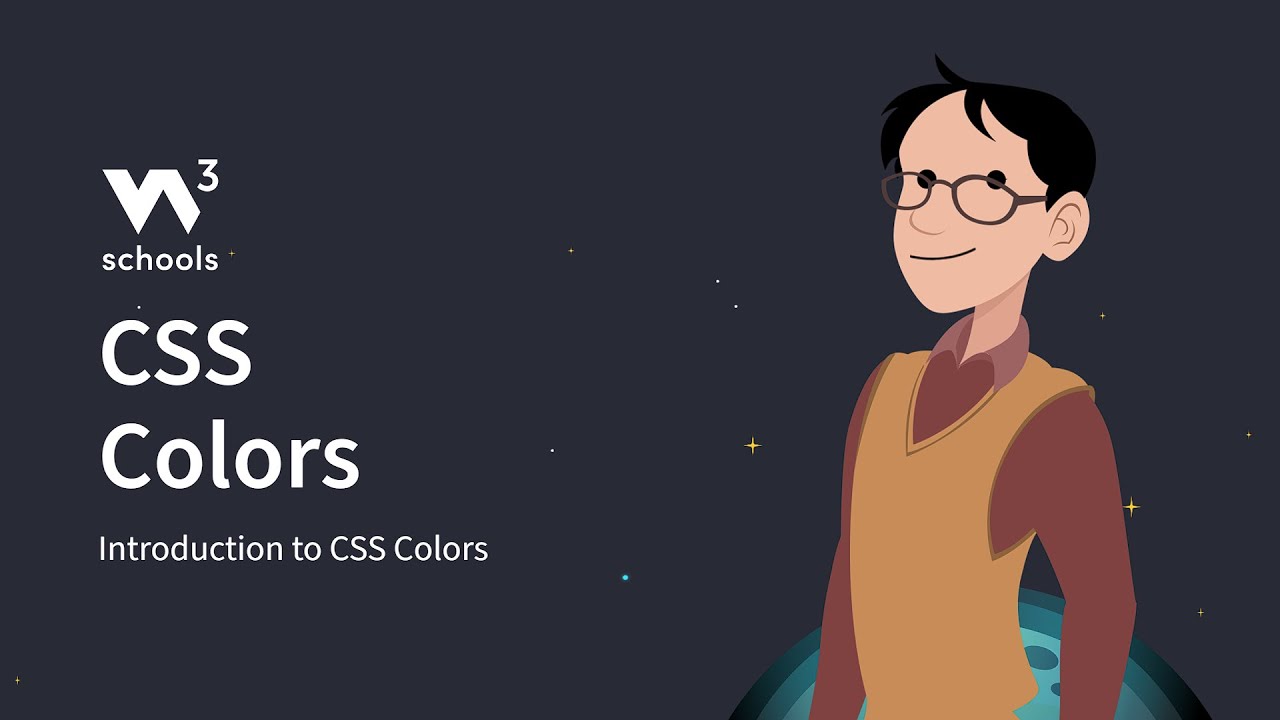 CSS — Введение в цвета — W3Schools.com