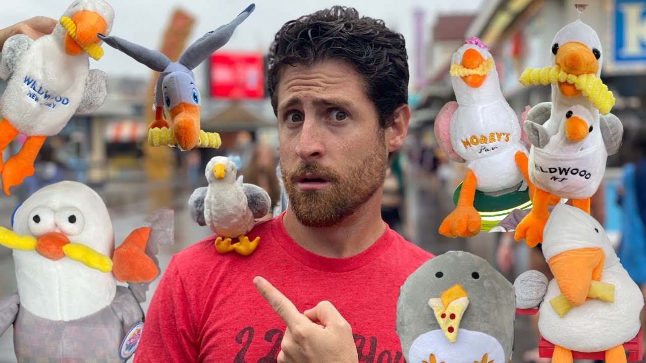 Every Wildwood Boardwalk Seagull Plush !!!