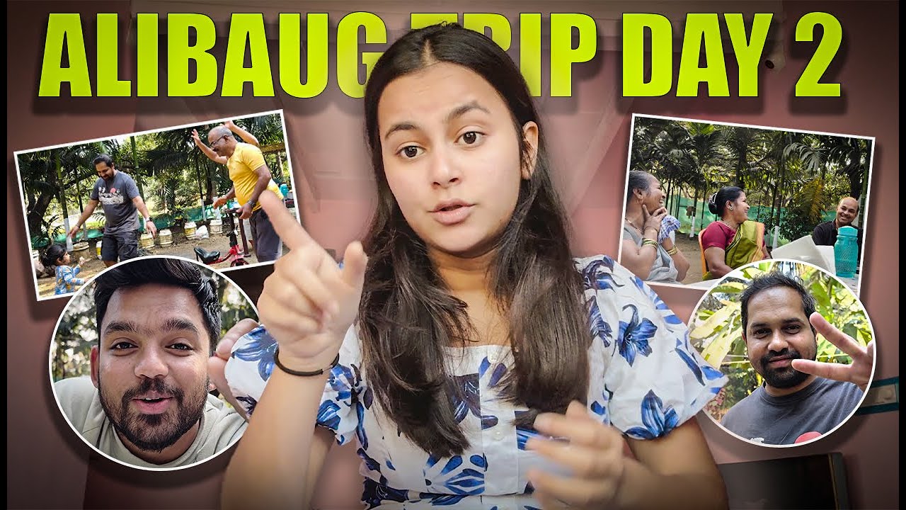 Alibaug Day 2 Vlog 🌴 | Beach Fun, Family Laughs & Memories ❤️ @RiyaVaityoffical  #travelvlog #fun