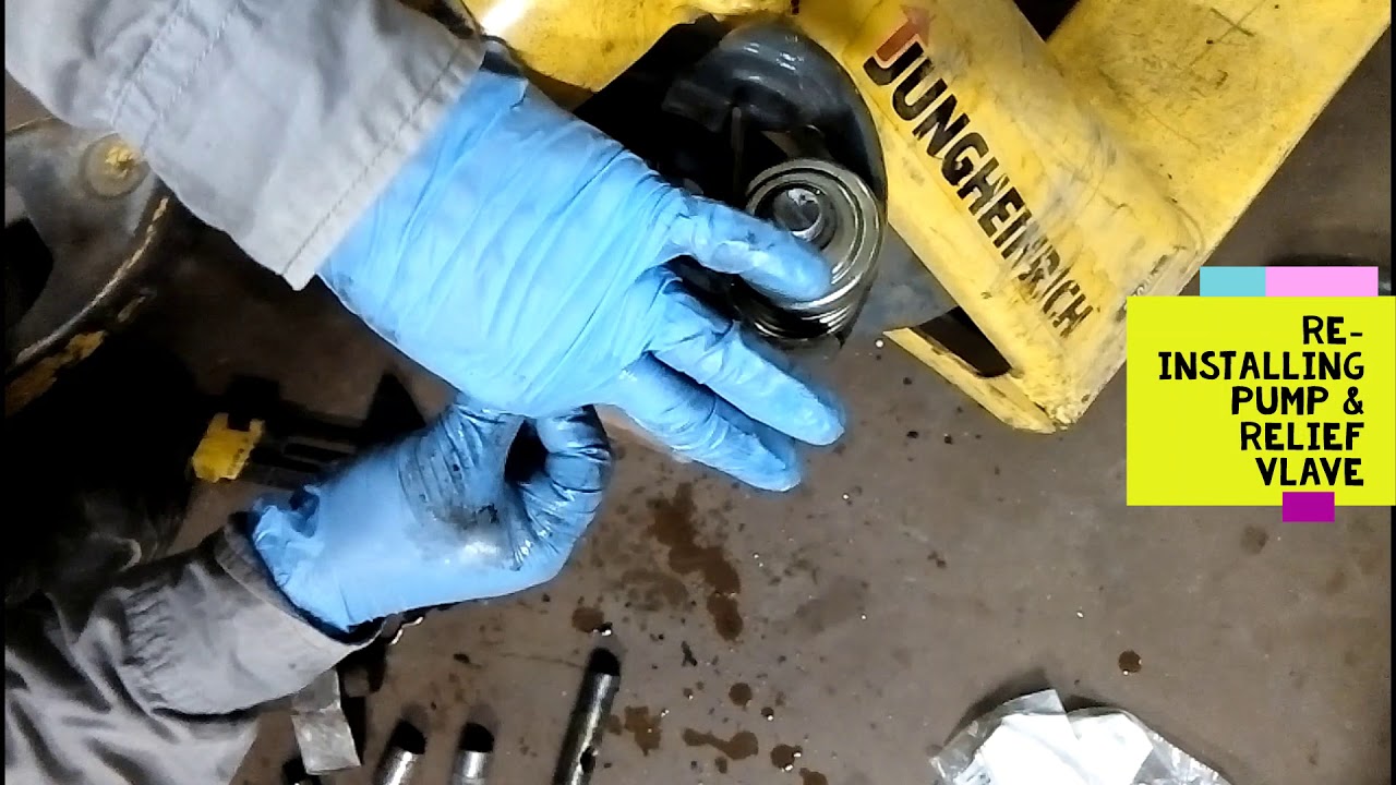 Jungheinrich I HPT Repairing I Relief Valve Replacement I By Tech Hub.