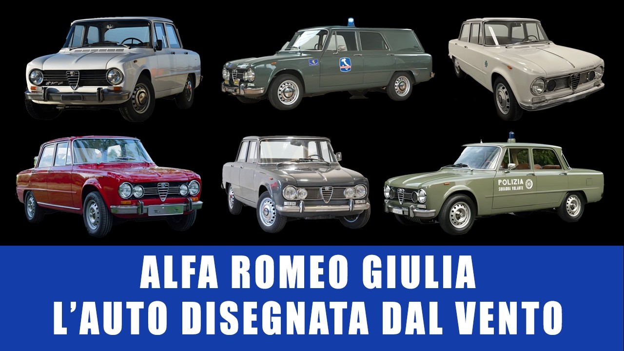 Alfa Romeo Giulia L’Auto Disegnata dal Vento che Ha Fatto Storia