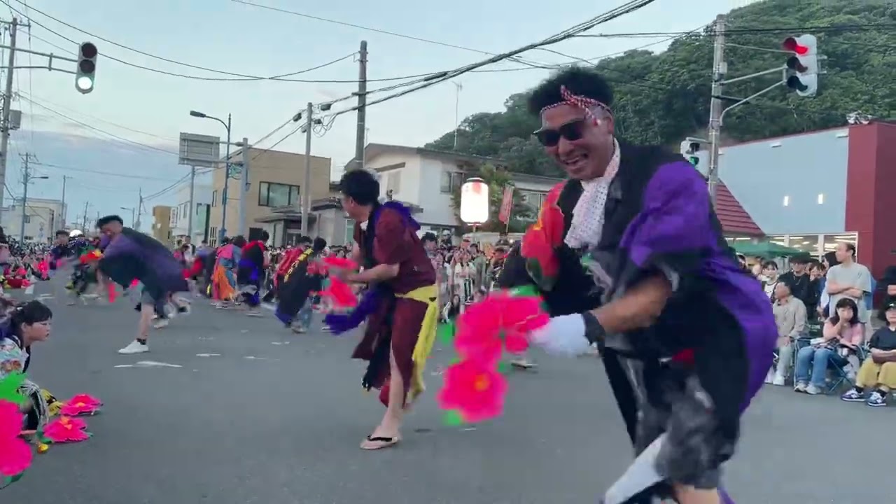 2025 厚岸夏祭り 男 床潭八木節