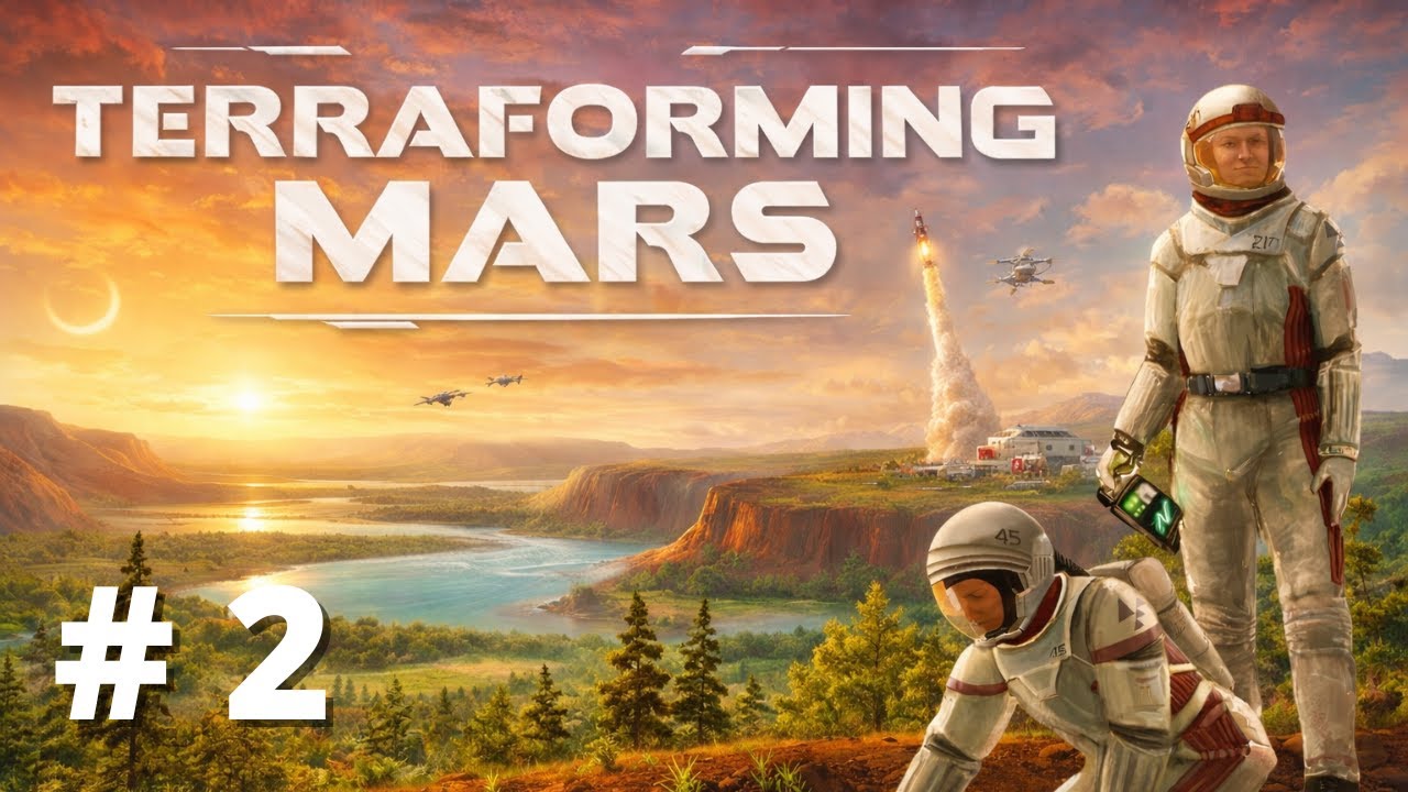 Terraforming Mars FR | Saturn Systems Gameplay | 2p Base + Prelude #2