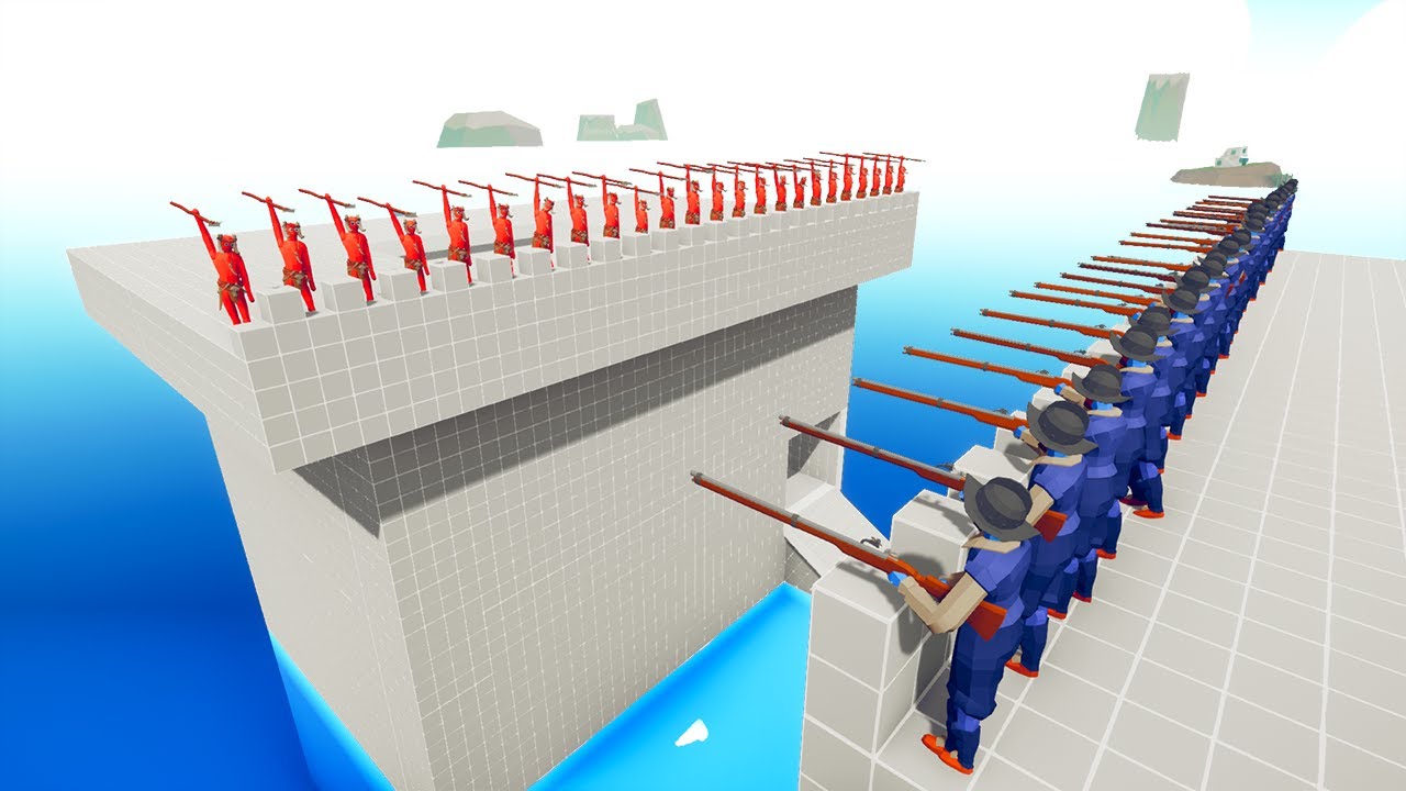 Tournament On The Towers In The Middle Of The Sea | Totally Accurate Battle Simulator TABS