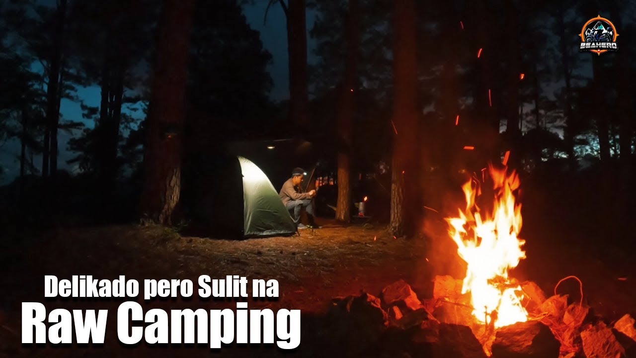 Delikadong Daan Papunta sa Pinakamagandang Pine Forest Spot | Raw Camping Powered by Bluetti