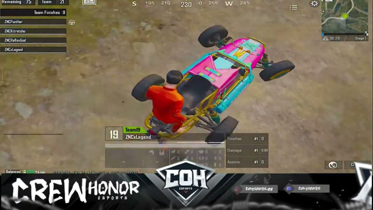 15-Kill Rampage in Erangel! ZNC PANTHER Secures WWCD