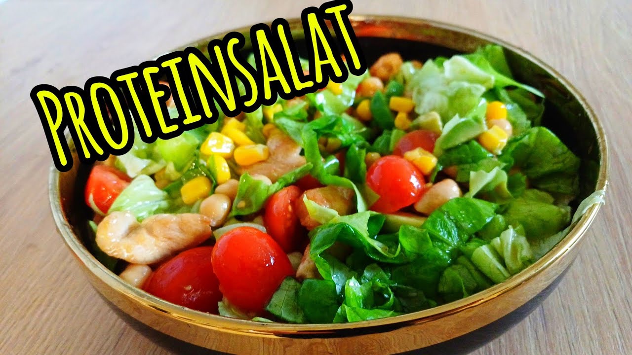 Proteinsalat mit Hähnchenfilet und Avocado# Proteinska salata 🥑🥬