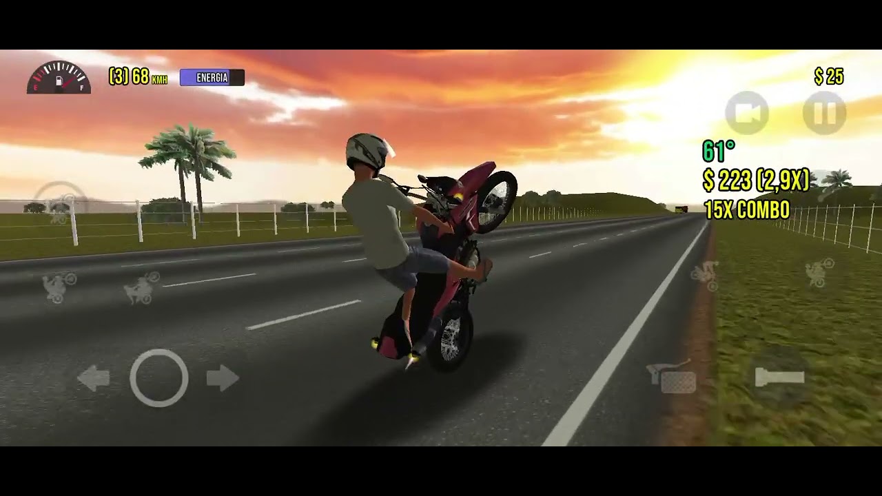 Jogando moto whillie 3d no prime☠️💀