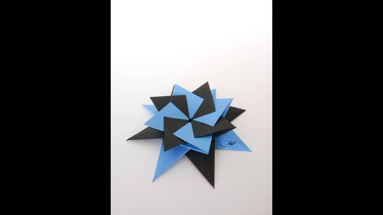 Como hacer una estrella modular de origami (Origami Star-Enrica Dray)