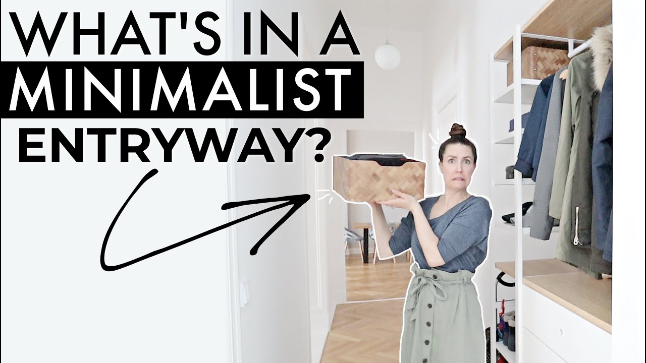 What's in a Minimalist Entryway? 🤔 &raquo; Small Entryway Organization Tips + IKEA HACK = Tons of SPACE
