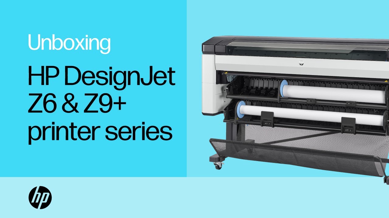 Install HP DesignJet Z6 & Z9+ printer series | HP DesignJet | HP Support