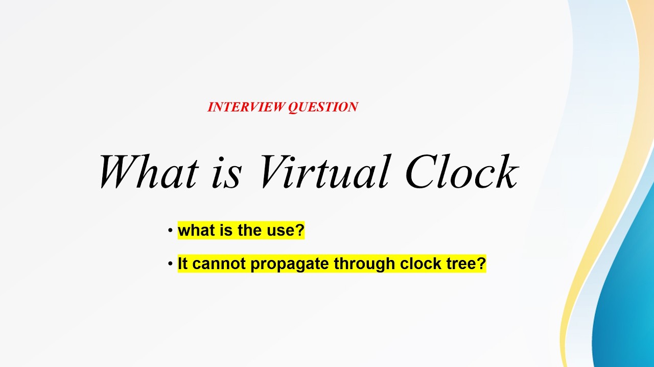 Virtual Clock in STA Explained | STA Interview Question |Block level example | VLSI STA SMS|