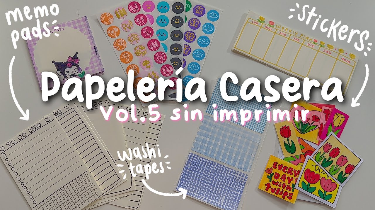 Papelería Casera Vol.5 ✨sin imprimir✨