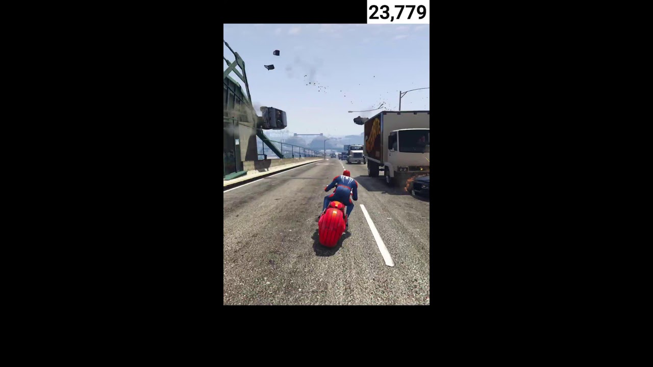 Gta 5: Spiderman Vs 5 Star Police Chase #shorts #gta5