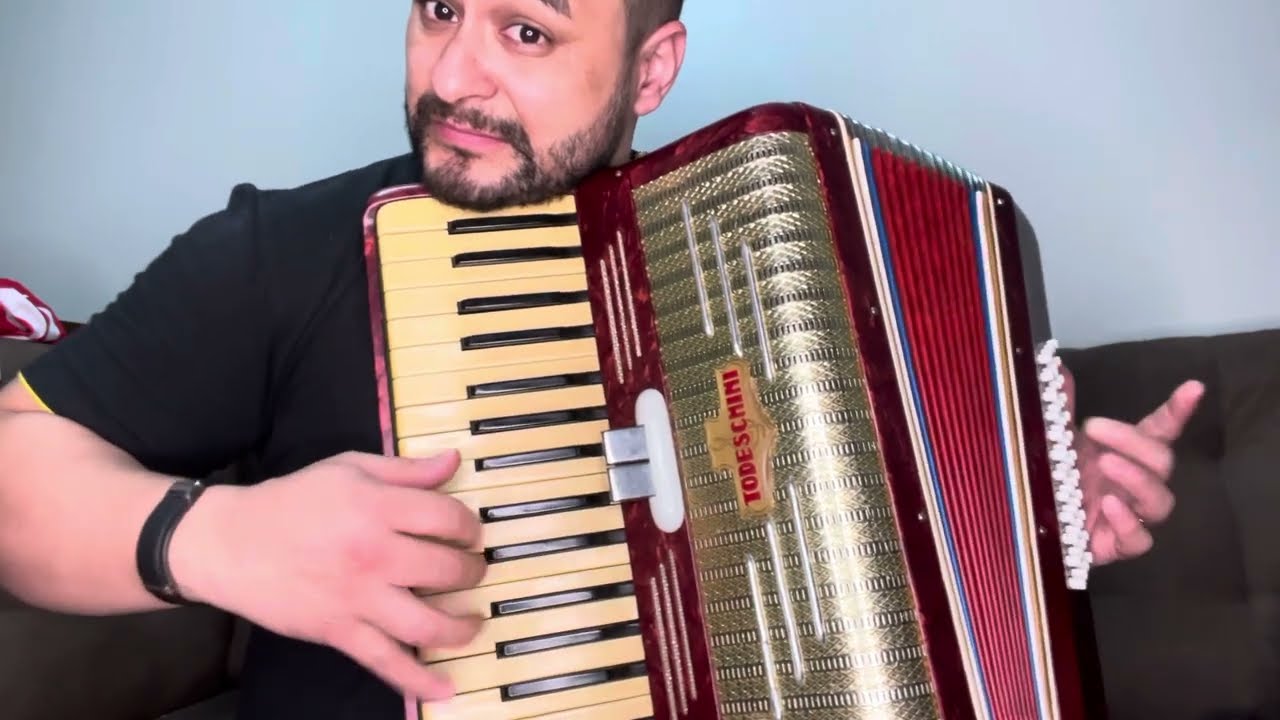 (Vendido) Acordeon Todeschini 48 baixos