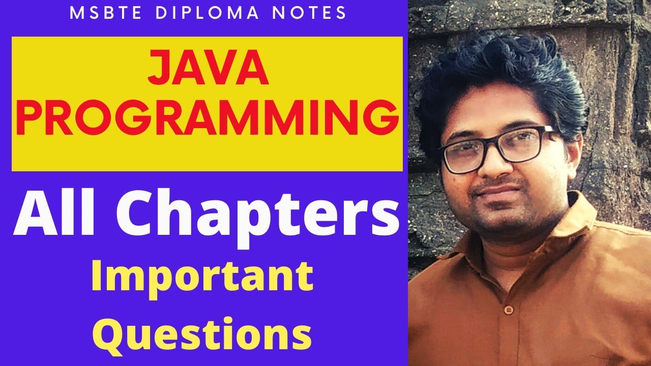 MSBTE Java Programming Important questions JPR  22412 I Scheme diploma IT CO