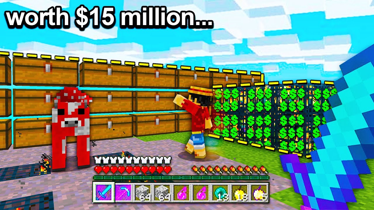 the owner of this SECRET Minecraft Base is worth *MILLIONS*.. what do i do?! (HELP)