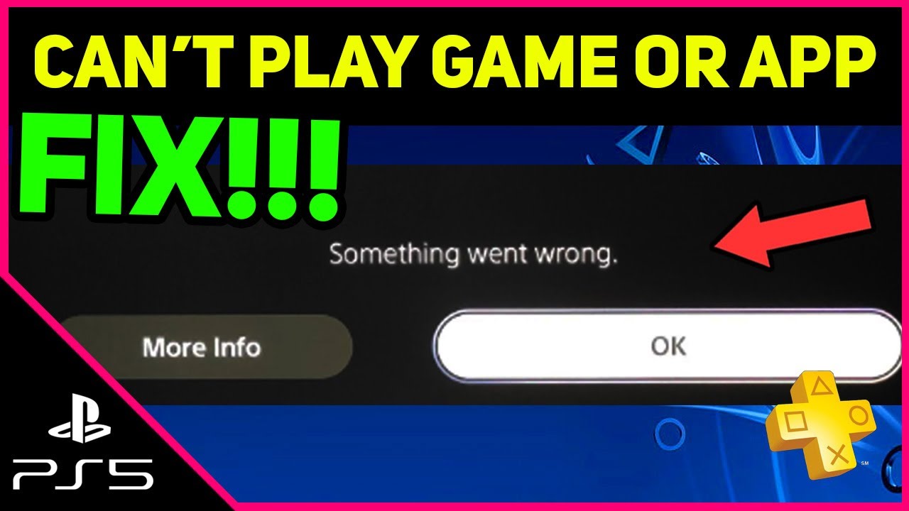 PS5 CAN'T PLAY GAME OR APP EASY FIX! (Fast Solution)