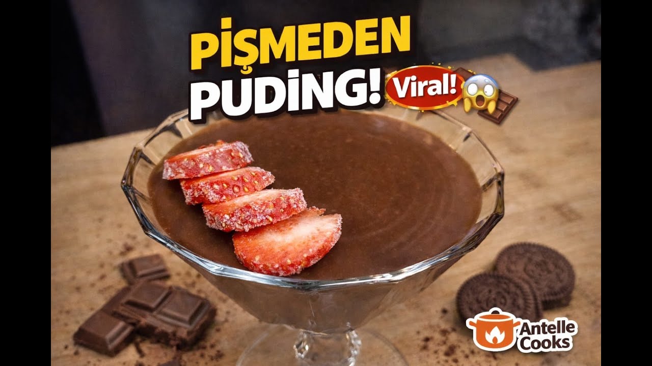 5 Dakikada Viral Olan Puding Tarifi 🍫| Herkes Bu Tatlıyı Yapıyor!