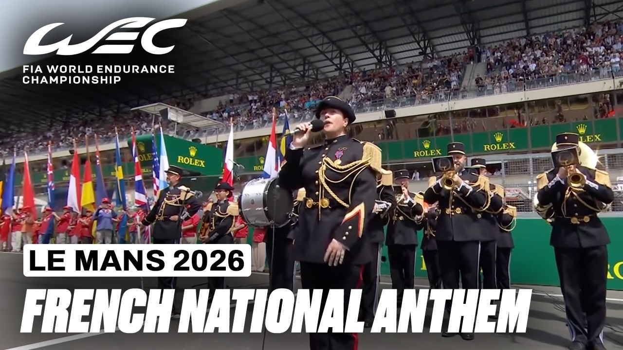 The Incredible French National Anthem | 24 Hours of Le Mans 2026 | FIA WEC