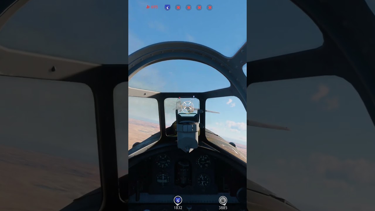 P-38J Lightning rejects Destruction #enlistedgame #gaijin #shorts