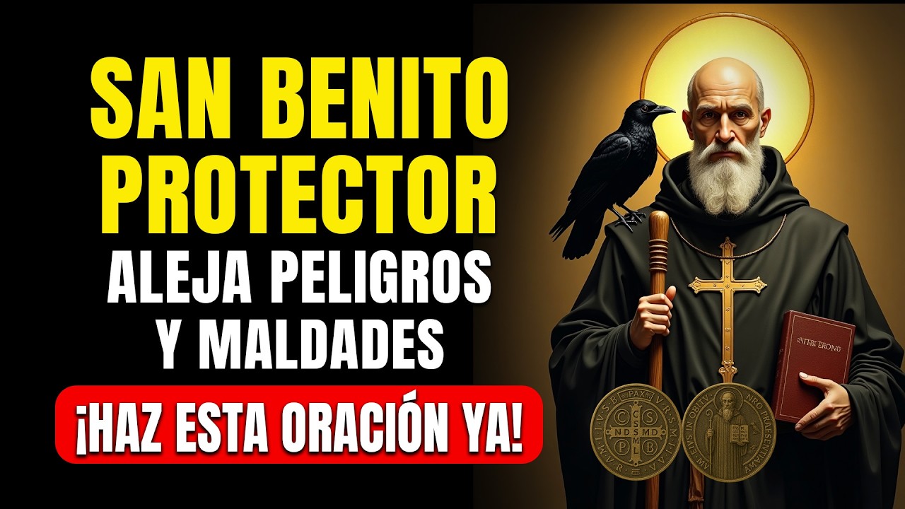 ✝️ORACIÓN PODEROSA A SAN BENITO 🙏 PARA EXPULSAR POBREZA, DEUDAS, DESEMPLEO, ENVIDIAS Y BRUJERÍAS