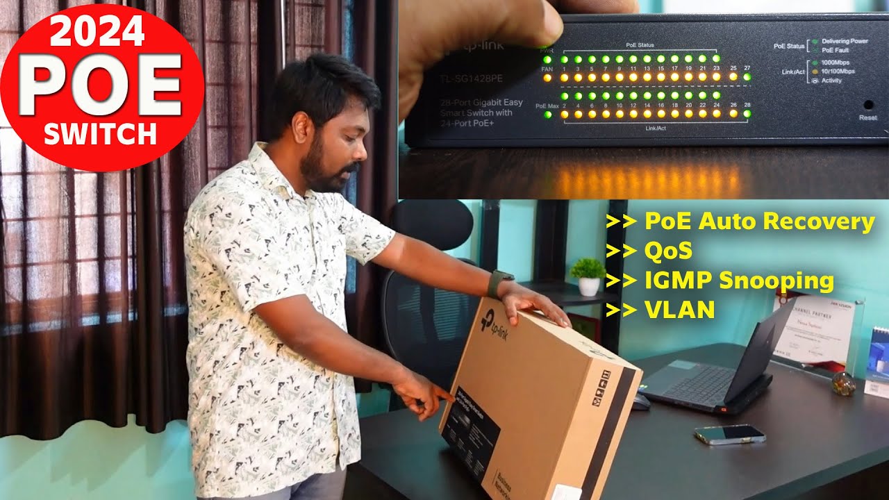 വീട്ടിലേക്ക് പറ്റിയ POE ഇതാണ് | Powerful Performance TP-Link  JetStream TL-SG1428PE| Nexa System
