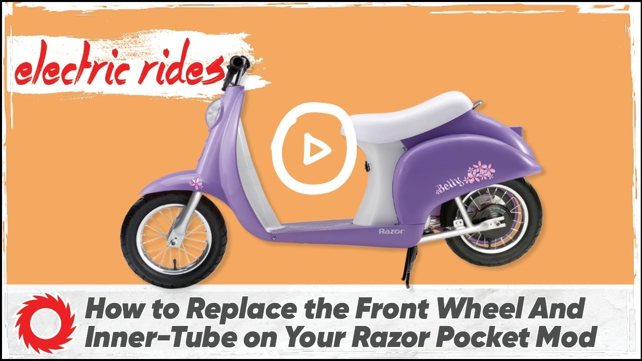 How to Replace the Front Wheel and Inner Tube on the Razor Pocket Mod