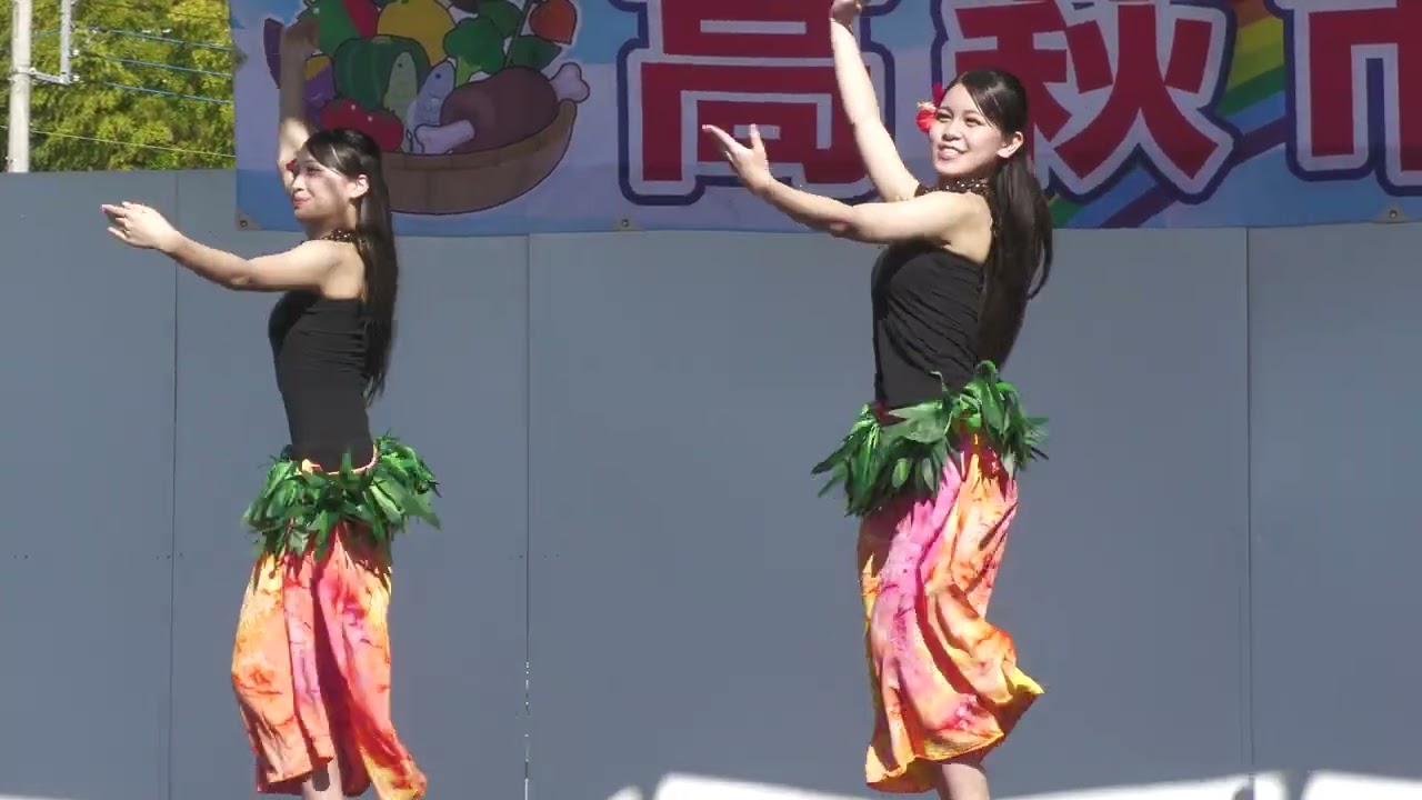 フラガールズ甲子園出場校　いわき湯本高校フラダンス部　part1