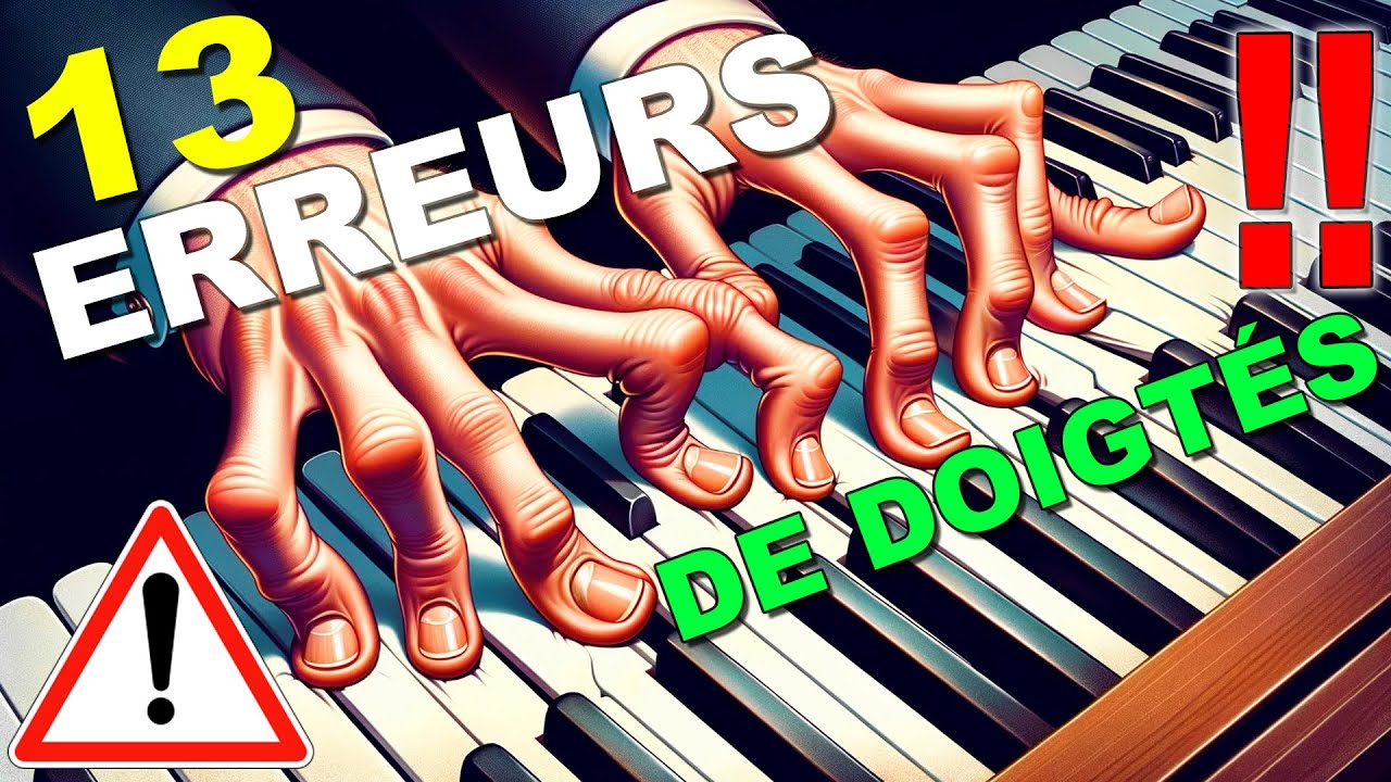 13 Erreurs de Doigtés à Corriger Absolument au Piano !