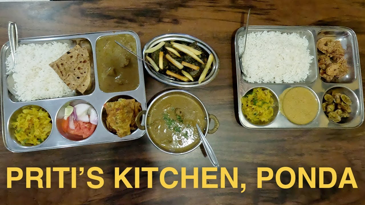 Pritis Kitchen, Ponda, for great Goan meals, Jan 2024