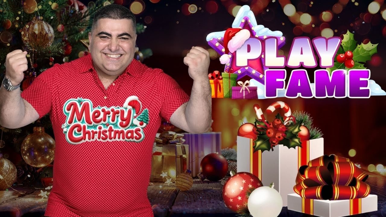 Christmas Special Giveaway & Live Slot Play On PlayFame