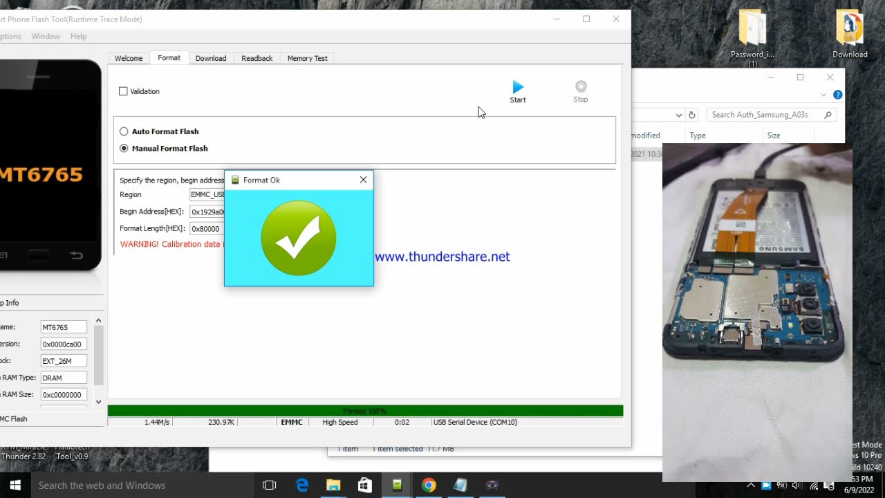 samsung A03s frp bypass android 11 one click only sp flash tool