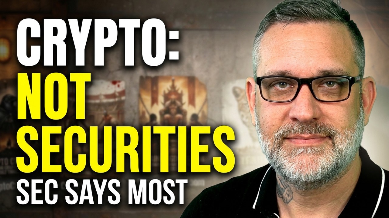 The SEC Just Said Most Crypto Isn't a Security &mdash; Here's What Changes and What Doesn't