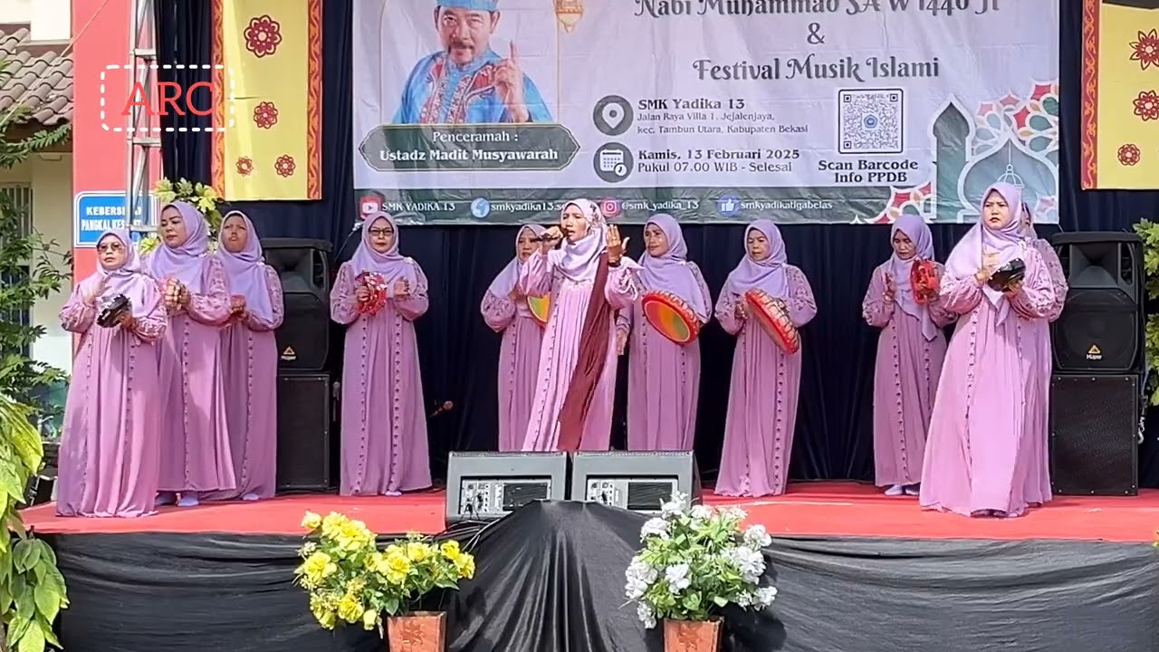 QASIDAH LAILATHUL BADRIAH JANGAN KARENA UANG FESTIVAL QASIDAH REBANA SMK YADIKA13 TAMBUN BEKASI 2025