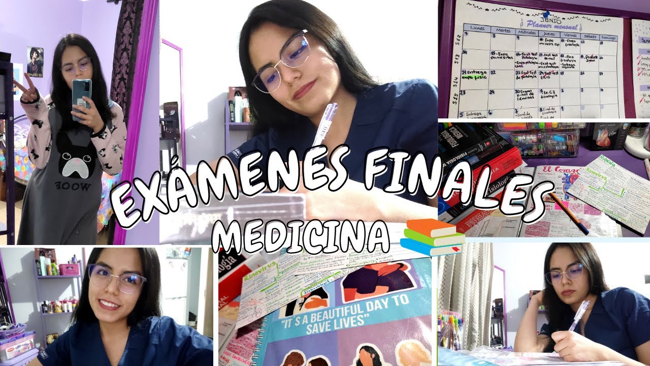 Semana de exámenes finales en Medicina/ Vlog+TIPS¿CÓMO ESTUDIO?