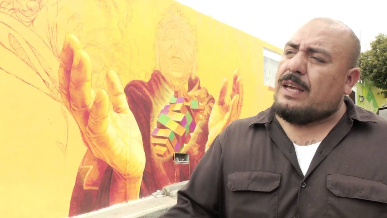 Pintan Barrio de Palmitas en Pachuca