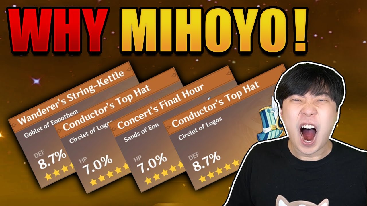 If you have bad artifact luck, watch this to feel better