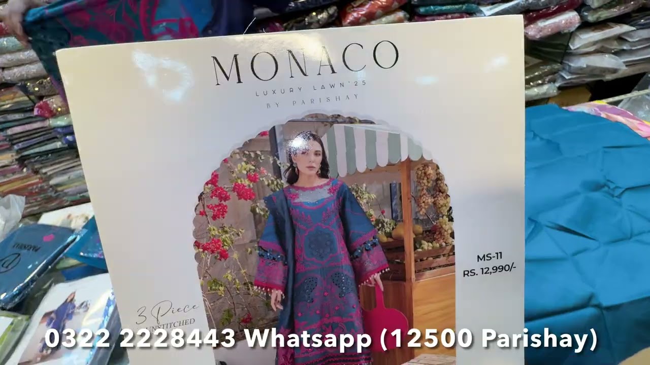 😍 PARISHAY MONACO | Luxury Lawn | Friday Last Day Clearance Sale | All Brands Flat 1000 Discount 😇